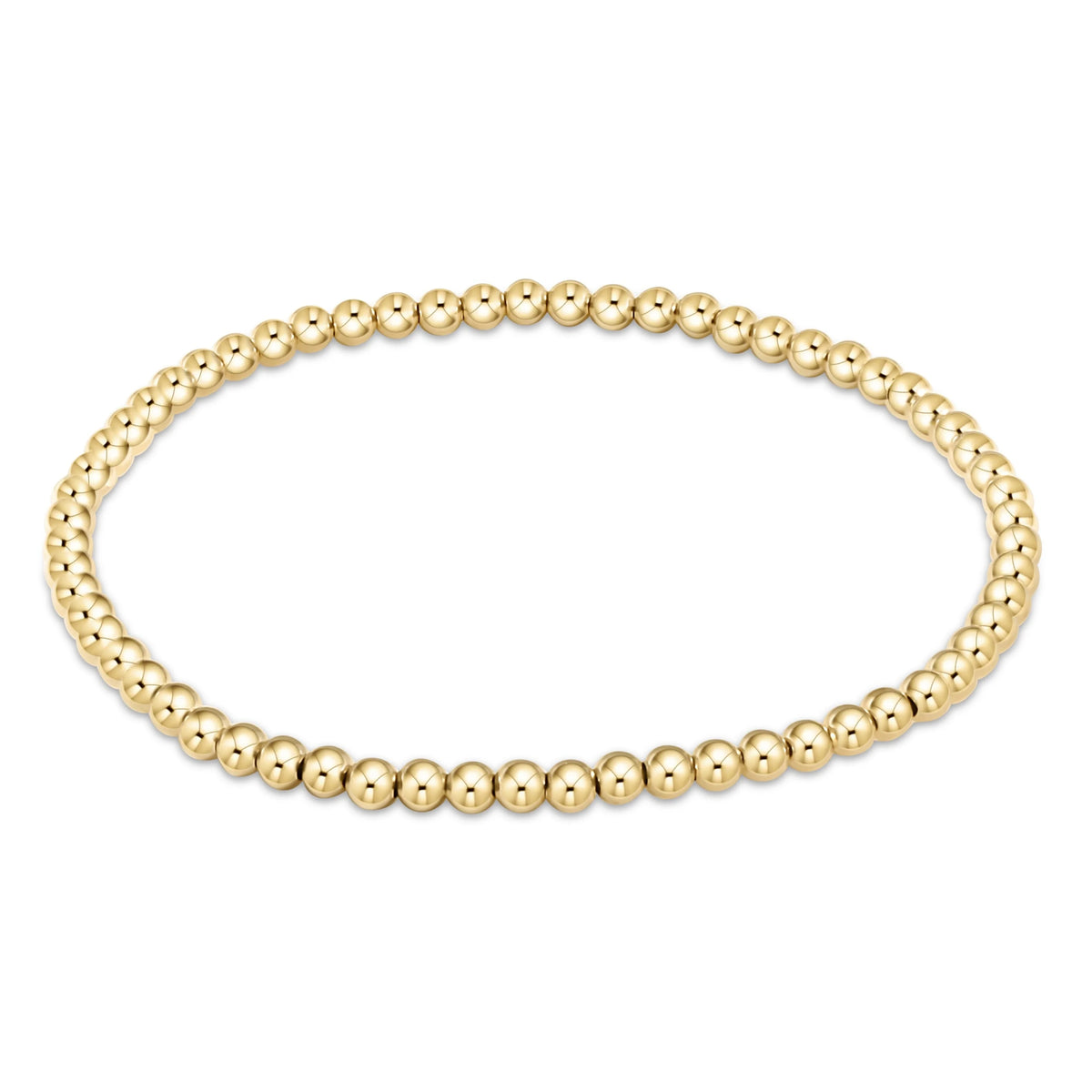 Classic Gold 2.5mm Bead Bracelet main image 1