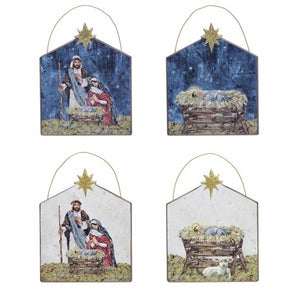 Open image in slideshow, Wooden Religious Ornaments
