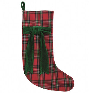 Open image in slideshow, Bow Toile Stocking
