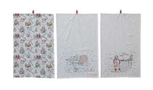 Open image in slideshow, Holiday Scene Towels
