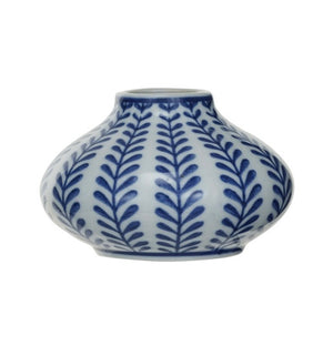 Open image in slideshow, Hand Stamped Stoneware Vase
