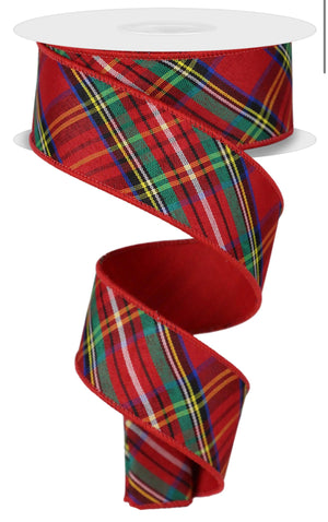 Open image in slideshow, Plaid Diagonal Ribbon
