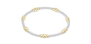 Open image in slideshow, Purpose Gold Bead Bracelet - Mixed Metal
