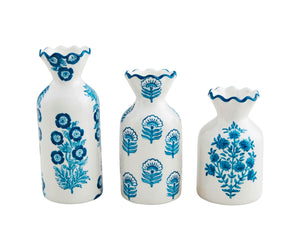 Open image in slideshow, Block Print Bud Vases
