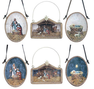 Open image in slideshow, Holy Family Ornaments
