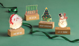 Open image in slideshow, Christmas Acrylic Light Up Sitter
