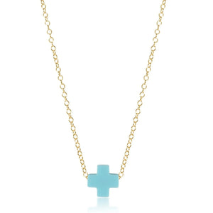 Open image in slideshow, 16&quot; Necklace Gold - Signature Cross
