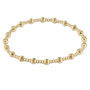 Open image in slideshow, Dignity Sincerity Pattern Bead Bracelet - Gold
