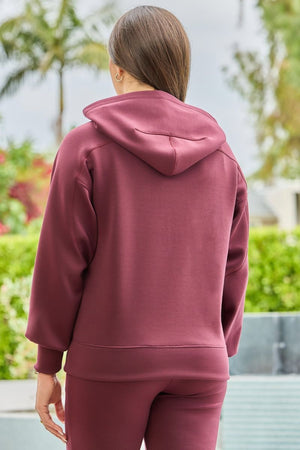 Dear Scarlett Seaside Hoodie - Wine