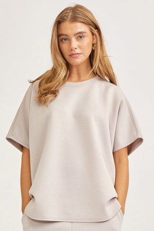 Open image in slideshow, Dear Scarlett Paris Top - Grey
