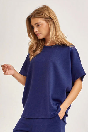 Open image in slideshow, Dear Scarlett Paris Top - Navy
