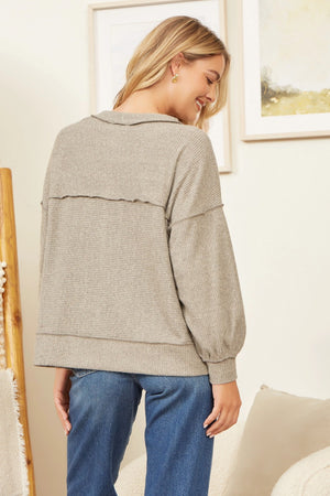 Gracie Button Sweater