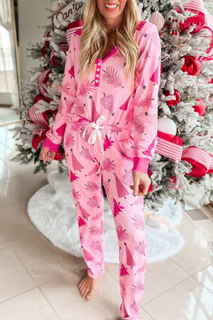 Open image in slideshow, Christmas Tree Pajama Pants
