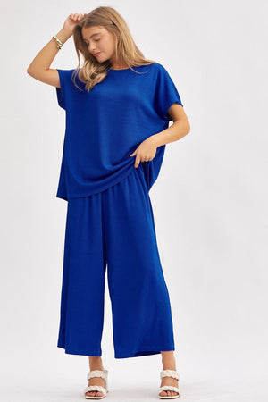 Dear Scarlett: Palm Beach Top - Royal Blue