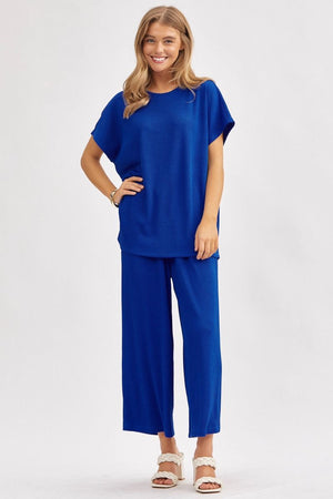 Open image in slideshow, Dear Scarlett: Palm Beach Top - Royal Blue
