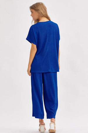 Dear Scarlett: Palm Beach Top - Royal Blue