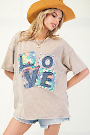 Open image in slideshow, Love Patch Top
