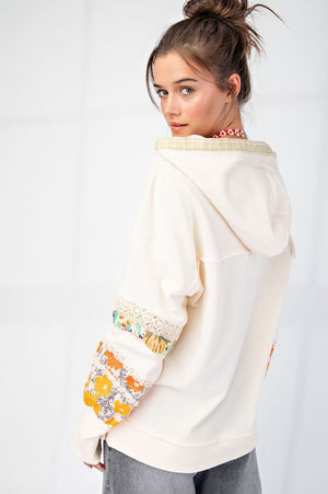 Sweet Cream Button Pullover