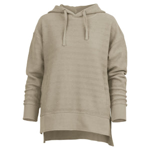 Open image in slideshow, Harbor Way Herringbone Hooded Pullover - Sand
