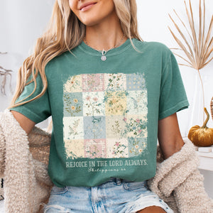 Open image in slideshow, Rejoice In The Lord Always T-Shirt
