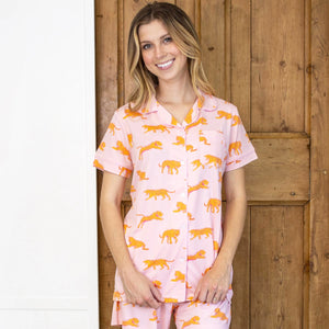 Open image in slideshow, Tiger Walk Sleep Shirt
