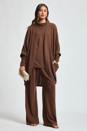Open image in slideshow, Getaway Cardigan - Dark Mocha
