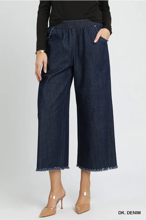 Open image in slideshow, Dark Washed Denim Pants
