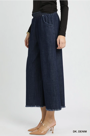 Dark Washed Denim Pants