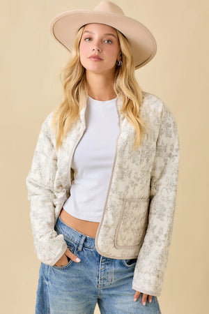 Open image in slideshow, Grace Jacket - Light Grey

