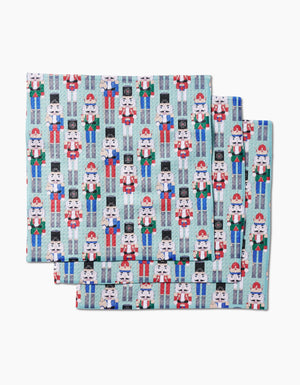 Open image in slideshow, Geometry: Christmas Set of Three Dishcloths

