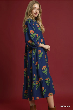 Tiffany Dress - Navy