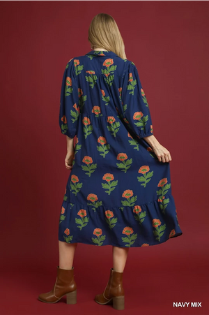 Tiffany Dress - Navy