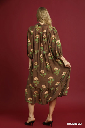 Tiffany Dress - Brown