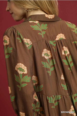 Tiffany Dress - Brown