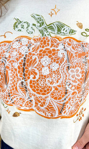 Lace Pumpkin Long Sleeve