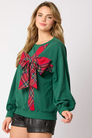 Ribbon Bow Sweatshirt