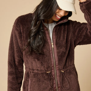 Softies: DreamPlush Zip Jacket - Espresso