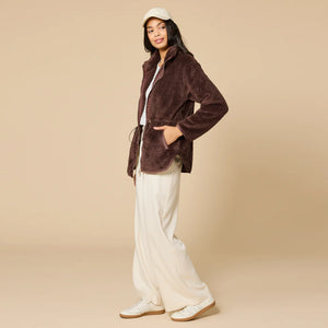 Softies: DreamPlush Zip Jacket - Espresso