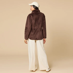 Softies: DreamPlush Zip Jacket - Espresso