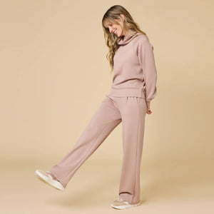 Softies: DreamTech Cowl Neck with Pleat Pant - Coco