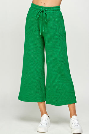 Open image in slideshow, Green Textured Pants
