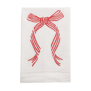 Open image in slideshow, Bow Embroidered Towels
