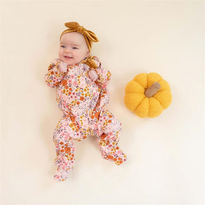 Fall Floral Sleeper & Headband Set