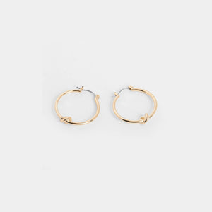 Open image in slideshow, Hoop Knot Earrings
