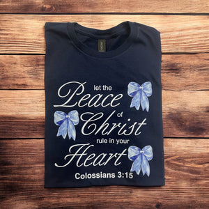 Open image in slideshow, Peace Of Christ T-Shirt
