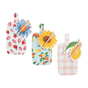 Open image in slideshow, Fruity Floral Board &amp; Napkin Set
