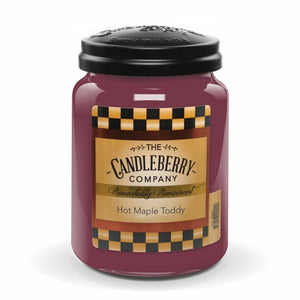 Open image in slideshow, Hot Maple Toddy Large Jar Candle 26 oz
