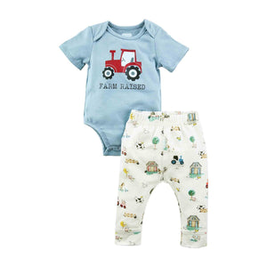 Open image in slideshow, Tractor Crawler and Pant Set
