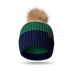 Open image in slideshow, Britt’s Knit Wonderland Collection - Kids Pom Hats
