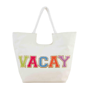 Open image in slideshow, Canvas Patch Tote
